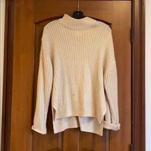 Blush over sized sweater!